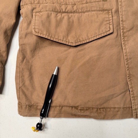 Express Tan Jacket with Black Patch - Picture 14 of 15